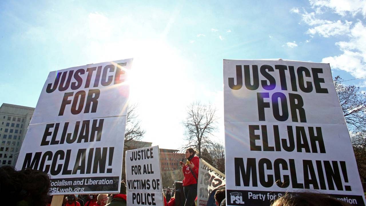 Protesters gather for a rally to call for justice for Elijah McClain. Credit: Reuters Photo