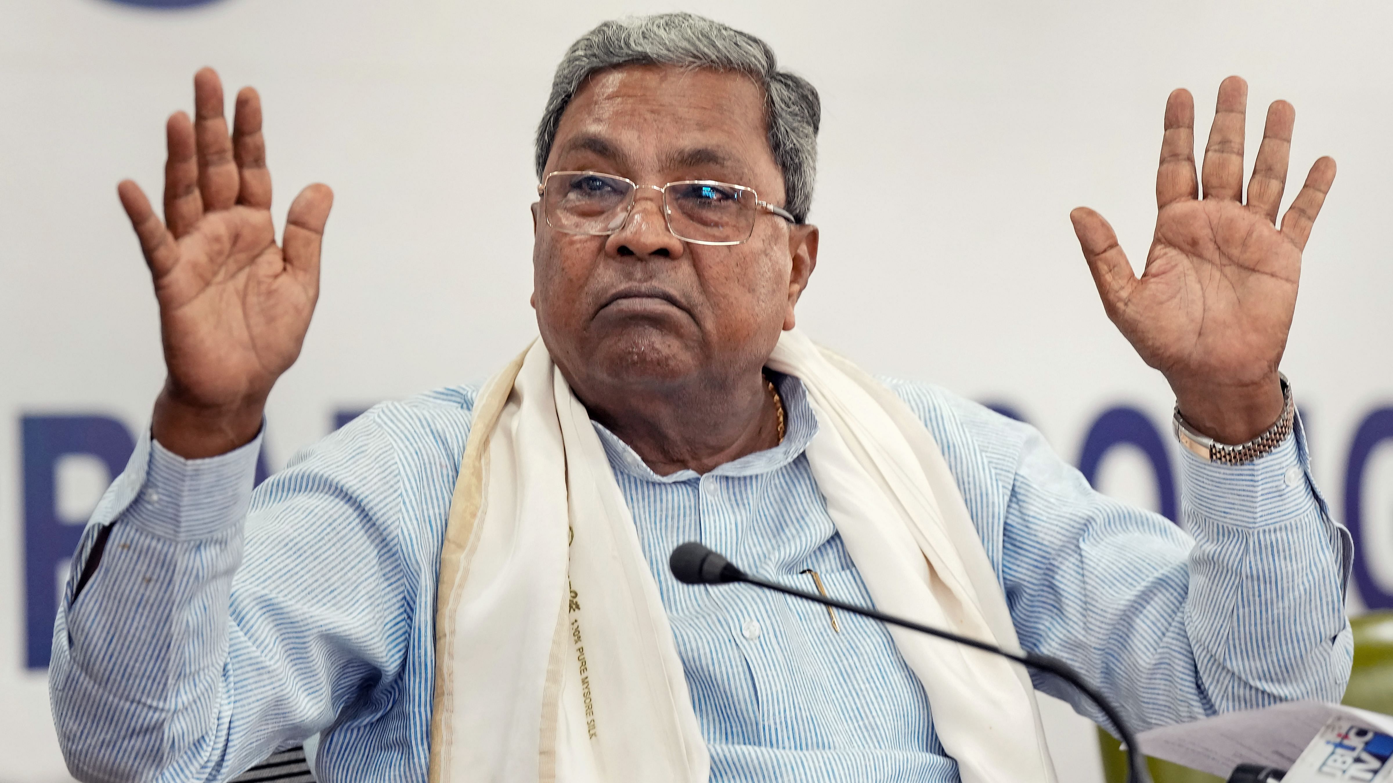 Former Karnataka Chief Minister Siddaramaiah. Credit: PTI Photo