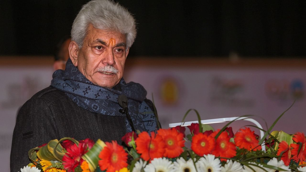 Jammu and Kashmir Lieutenant Governor Manoj Sinha. Credit: PTI File Photo