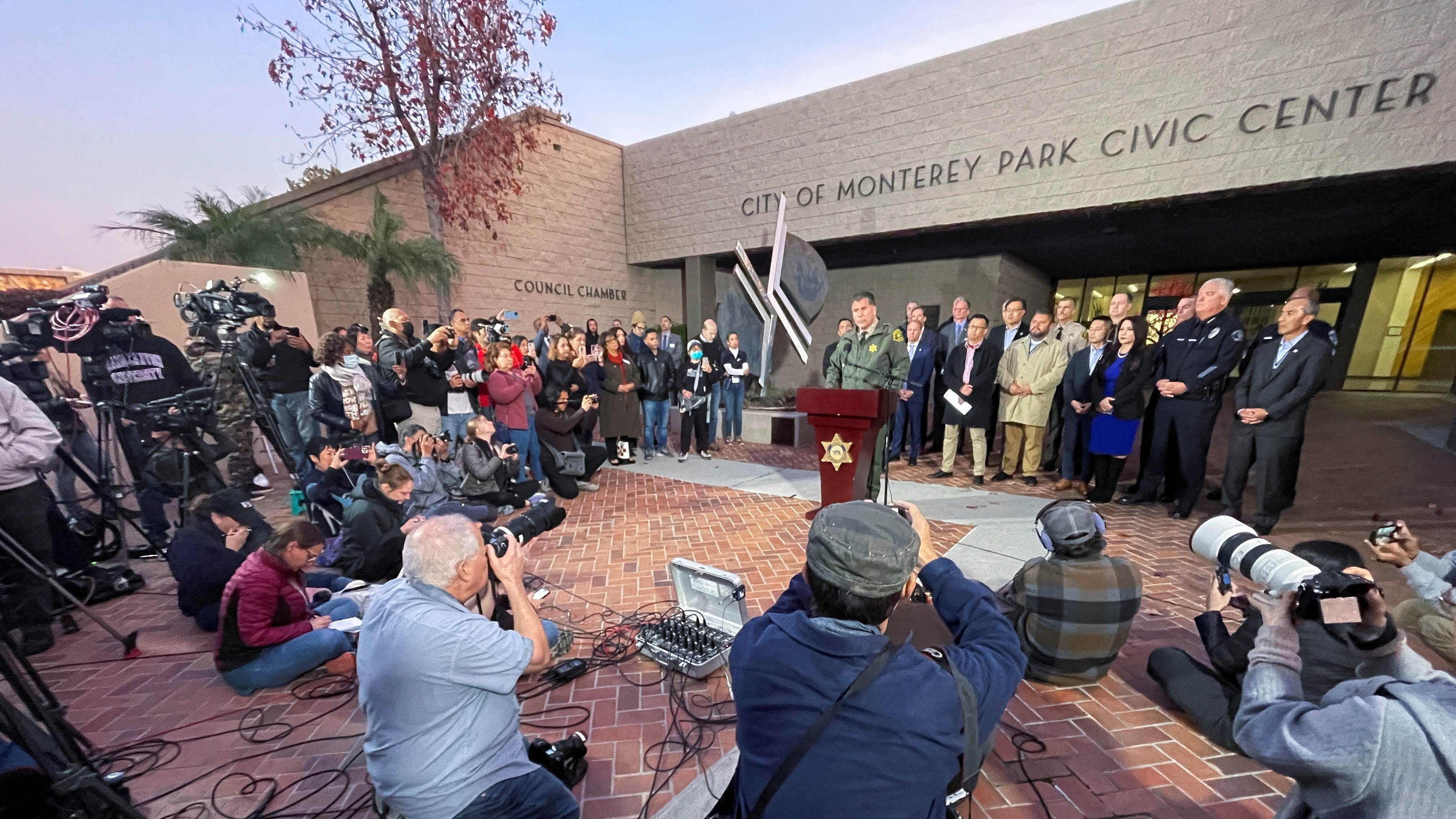 Los Angeles County Sheriff Robert Luna speaks at a news conference in the aftermath of a shooting that took place during a Chinese Lunar New Year celebration, in Monterey Park, California, US. Credit: Reuters Photo