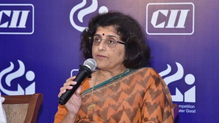 Sangeeta Verma at the CCI-CII National Conference in Mumbai, September 17, 2022. Credit: Twitter/@CCI_India  