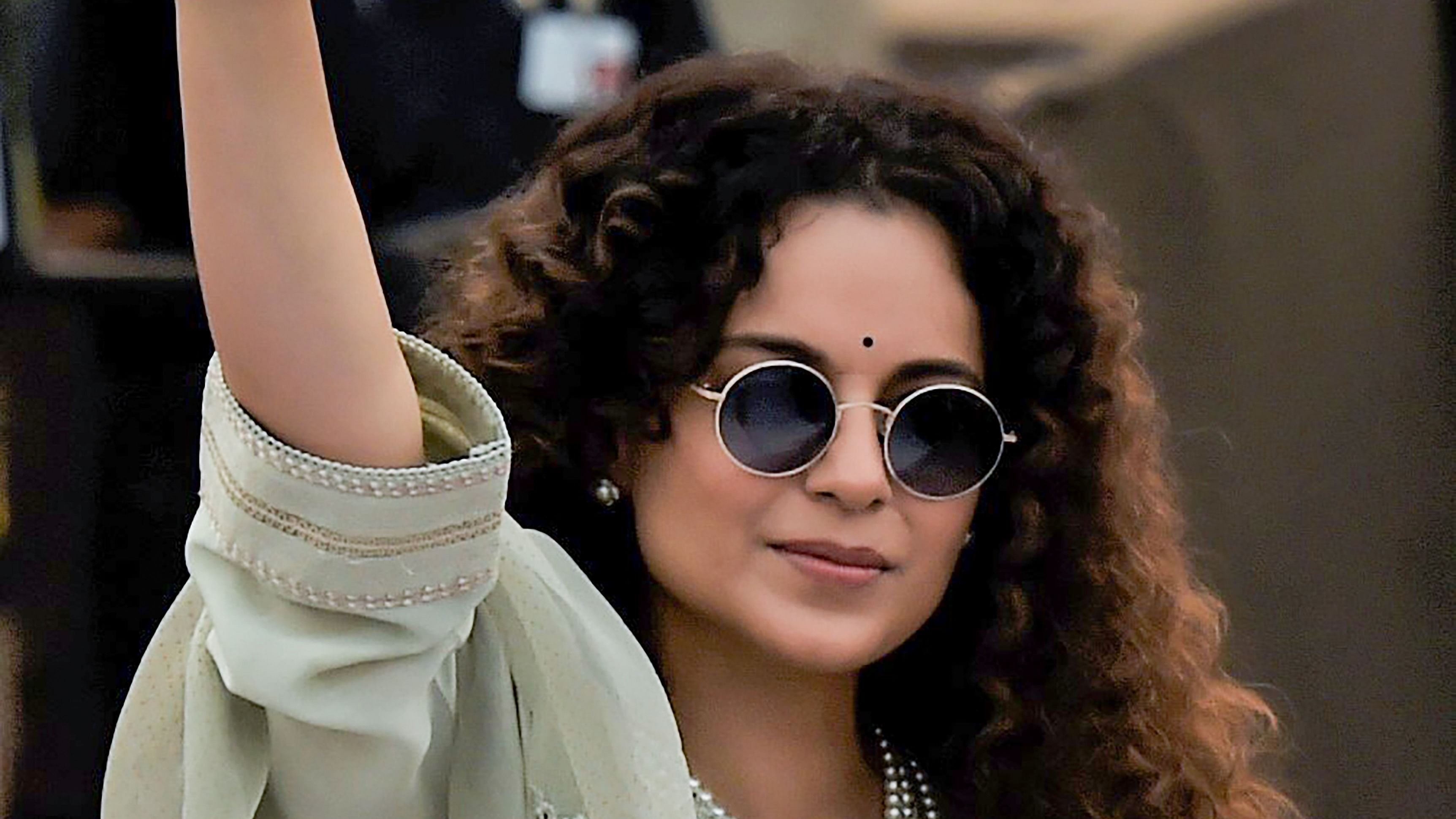 She also shared a BTS video of her film in which one can see different departments of the film unit coming together to put together Kangana's ambitious project.  Credit: PTI Photo