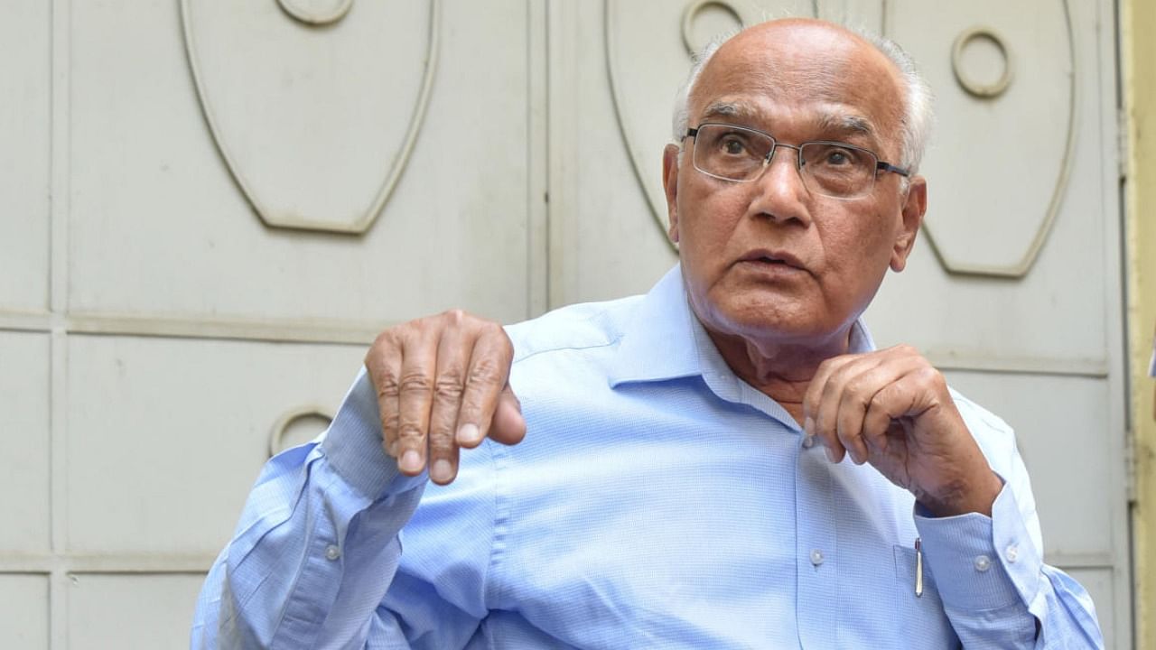  Noted writer and novelist S L Bhyrappa. Credit: DH File Photo