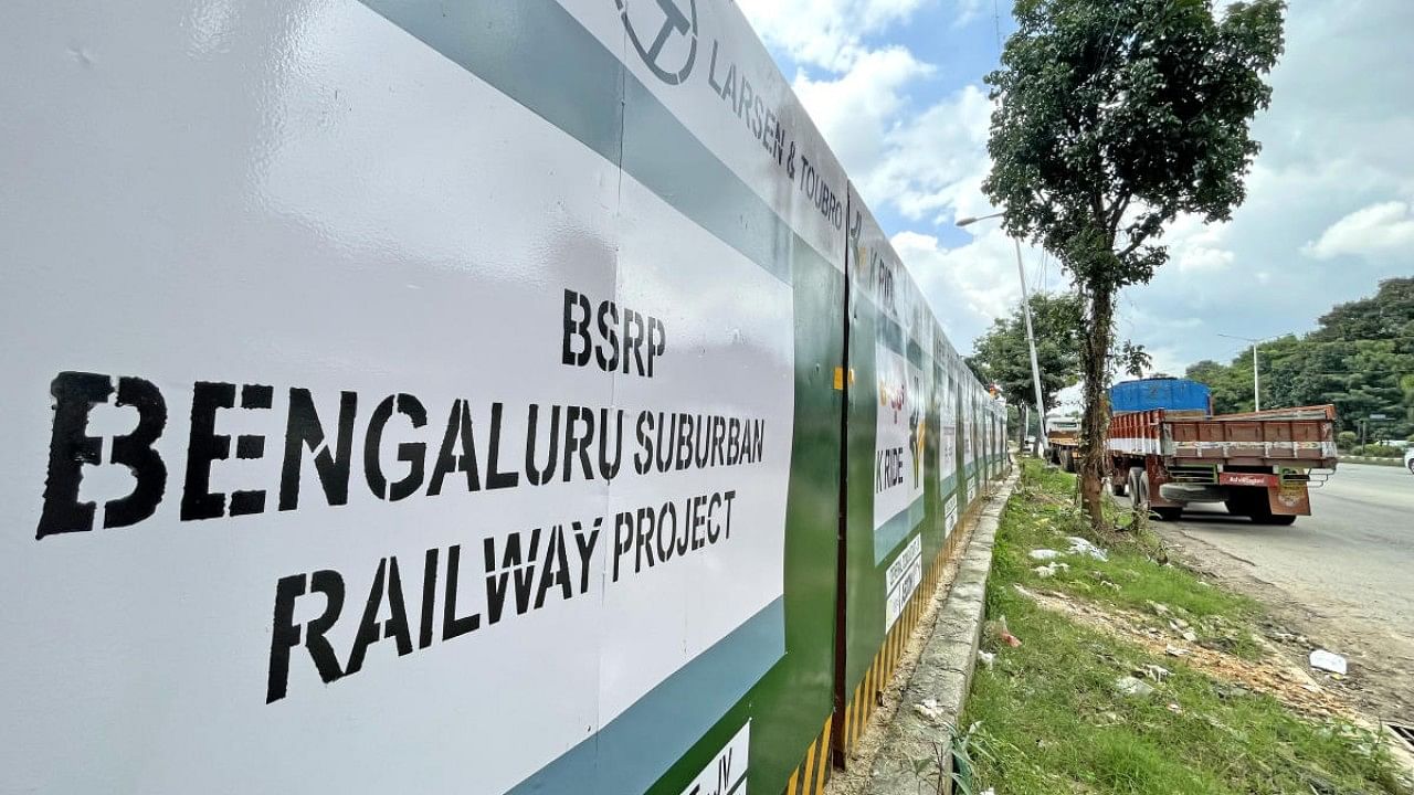 Corridor 2 or Mallige Line (Baiyappanahalli-Chikkabanavar) is the only corridor of the Bengaluru Suburban Rail Project where groundwork has started. Credit: DH File Photo