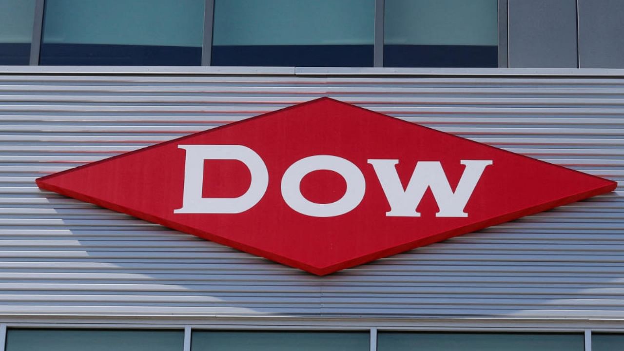 The Dow logo seen on a building in Michigan, US. Credit: Reuters Photo 