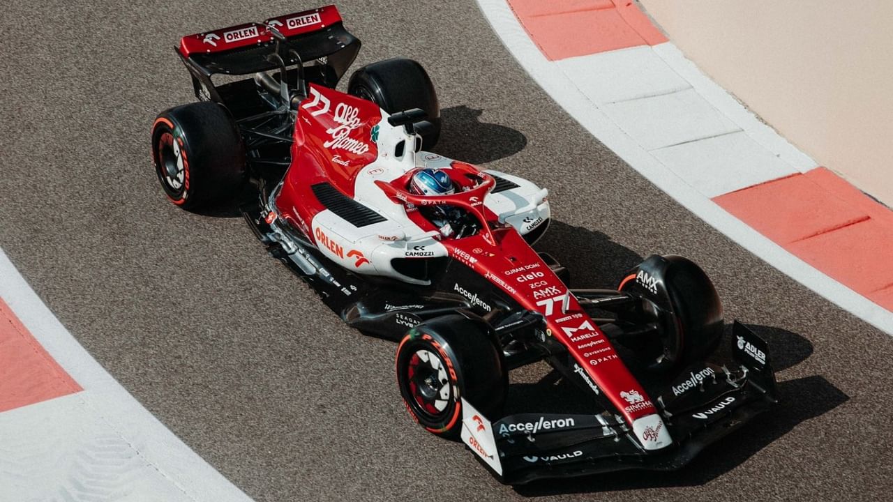 Alfa Romeo F1 car. Representative Image. Credit: Twitter/alfaromeoorlen