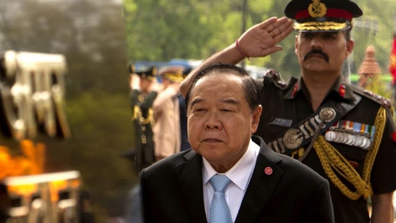 Prawit, an adept political dealmaker in Thailand's conservative establishment and current deputy prime minister, will likely go against the Pheu Thai Party's Paetongtarn Shinawatra, the daughter of self-exiled former premier, Thaksin Shinawatra, who has declared her readiness for the top job. Credit: Twitter/@PIB_India