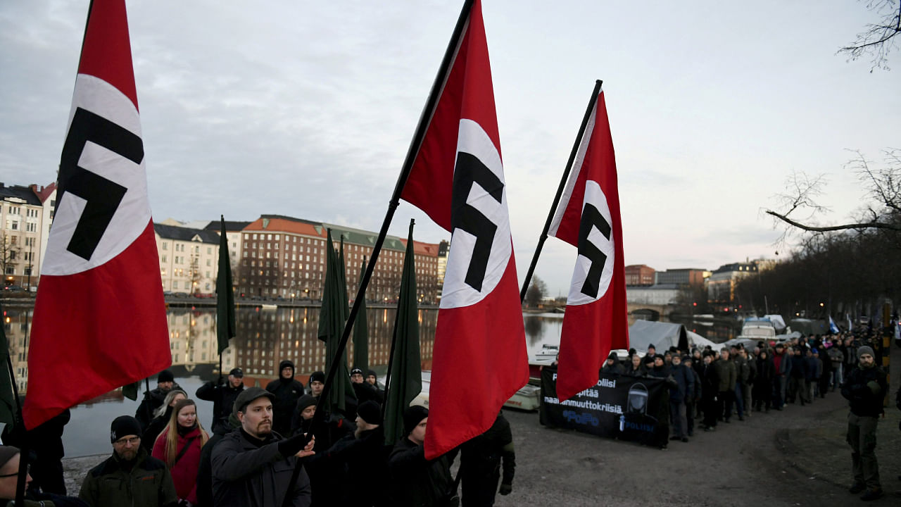 There is growing pressure on Switzerland, which stayed neutral during World War II, to fall in line with a number of other European countries in banning Nazi symbols. Credit: Reuters Photo