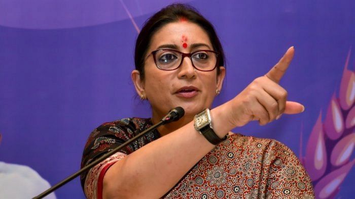 Smriti Irani. Credit: PTI Photo