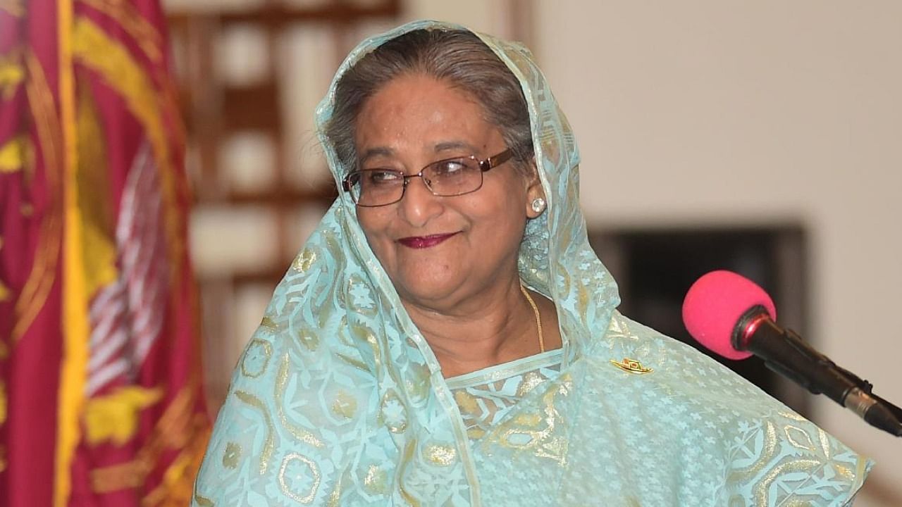 Bangladesh PM Sheikh Hasina. Credit: PTI File Photo