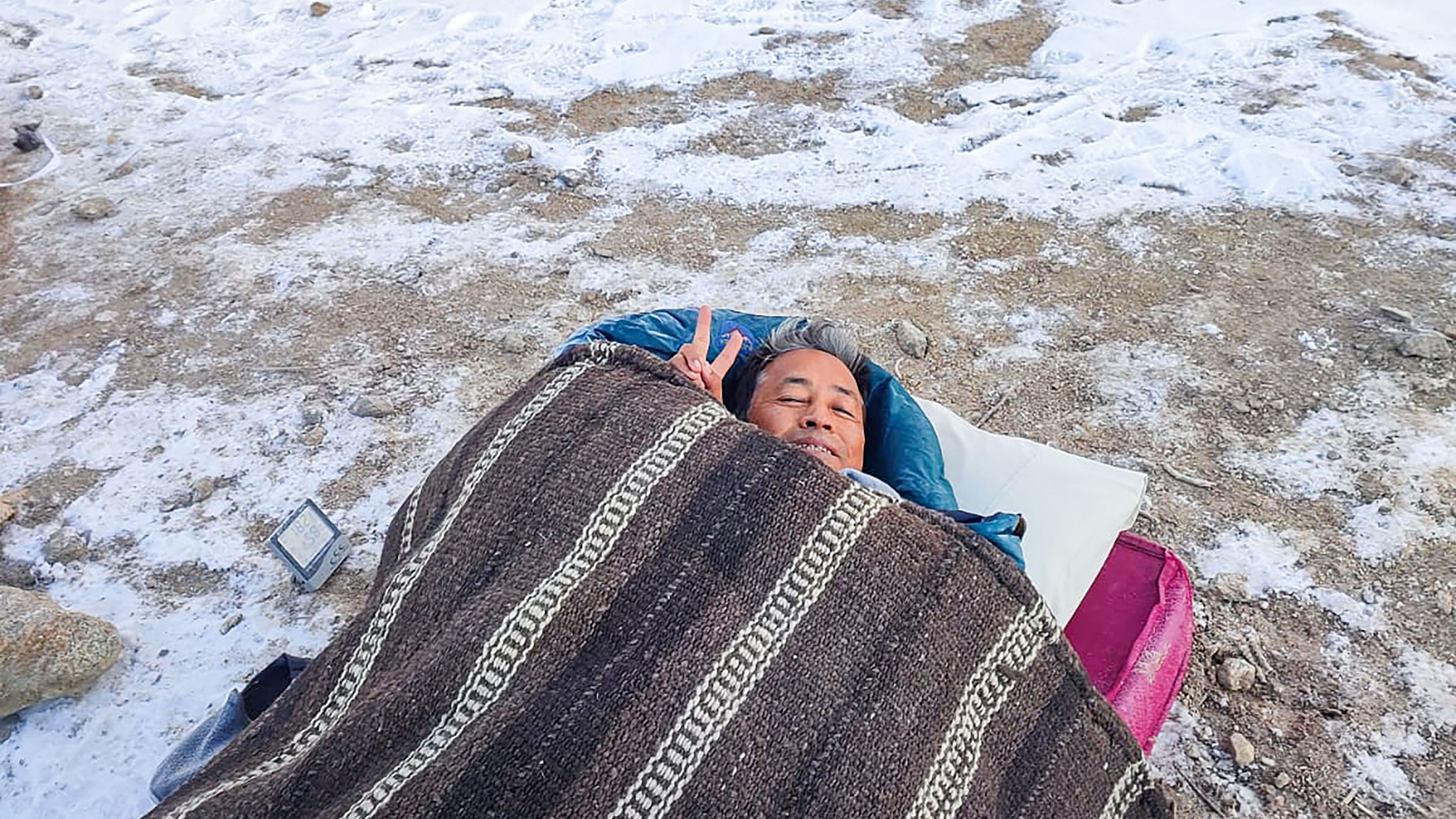 The Ladakh-based innovator had announced a five-day long hunger strike at 18,380 feet high Khardung La from January 26 to invite attention of the BJP-led Centre to the demands of the people of Ladakh, including extension of sixth schedule of the Constitution and environmental protection form unchecked industrial and commercial expansion. Credit: PTI Photo
