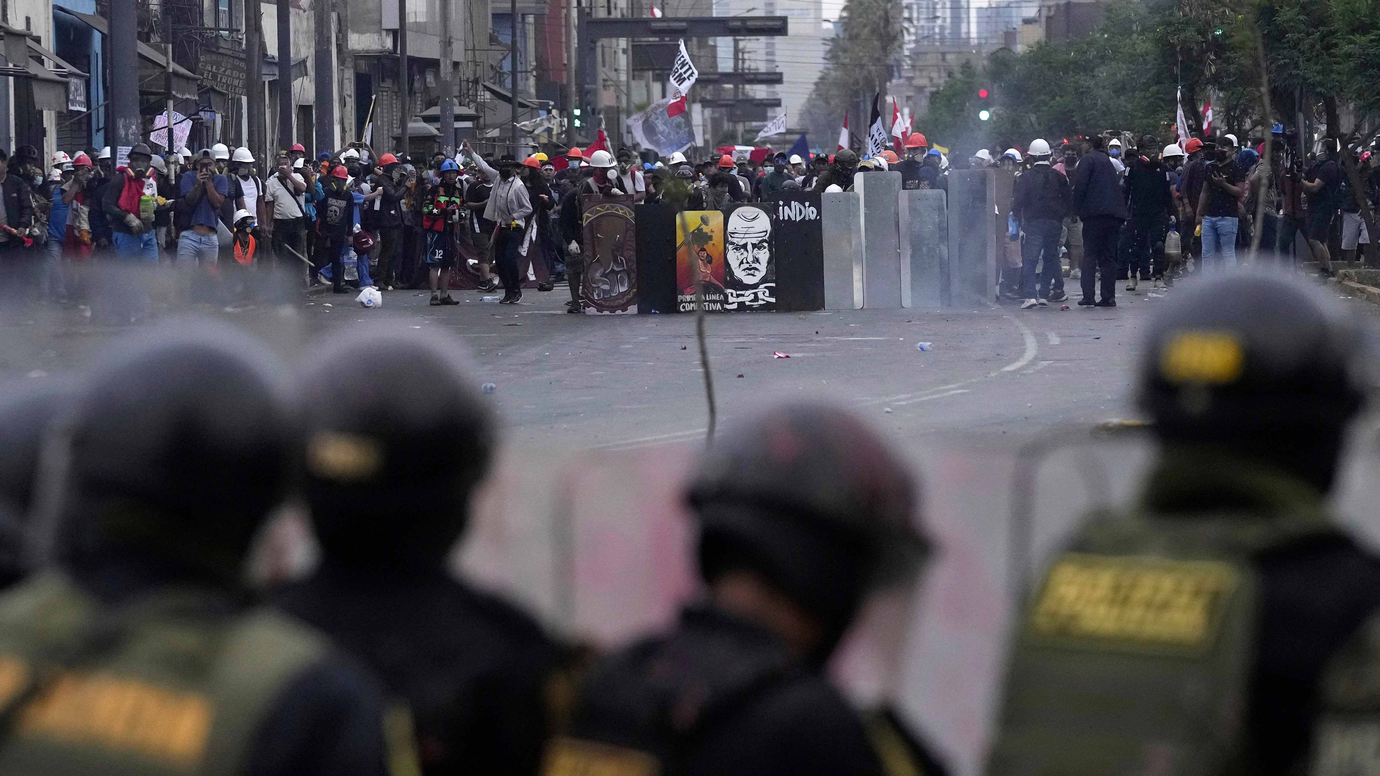A total of 58 people, including one police officer, have now died amid the unrest across Peru that began after then-President Pedro Castillo was impeached and later arrested for trying to dissolve Congress on Dec. 7. Boluarte, who was then vice president, took over. Credit: AP Photo