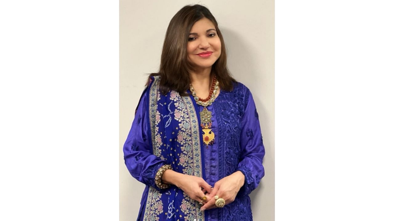 Yagnik has recorded over 20,000 songs for films and albums in her four-decade musical career. Credit: Instagram/@therealalkayagnik