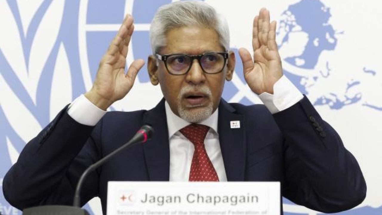 Jagan Chapagain, Secretary General of the International Federation of Red Cross and Red Crescent Societies (IFRC). Credit: AP/PTI Photo