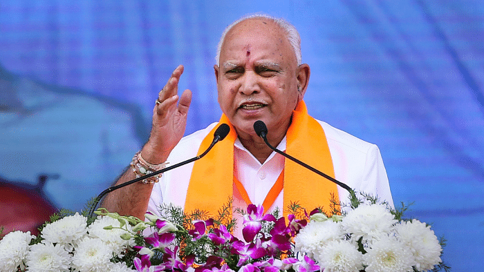 B S Yediyurappa. Credit: PTI Photo  