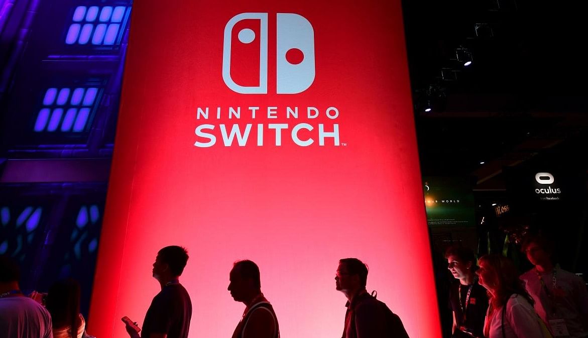 Nintendo Switch logo. Credit: AFP FILE PHOTO