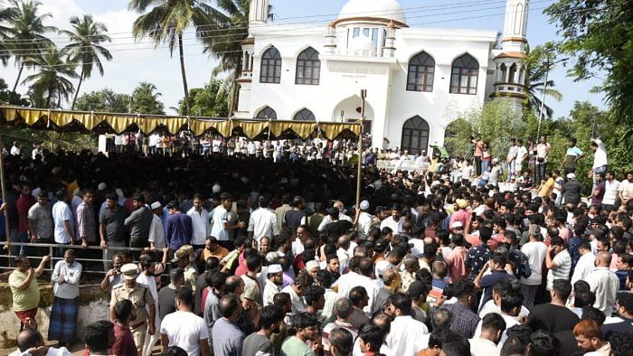 File photo of Mohammed Fazil's last rites in Surathkal. credit: Special Arrangement