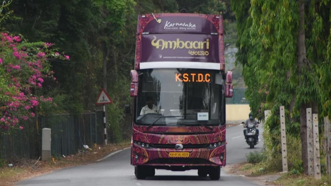 In a unique first, the Karnataka State Road Transport Corporation (KSRTC) is planning to introduce double-deckers. Credit: Special Arrangement