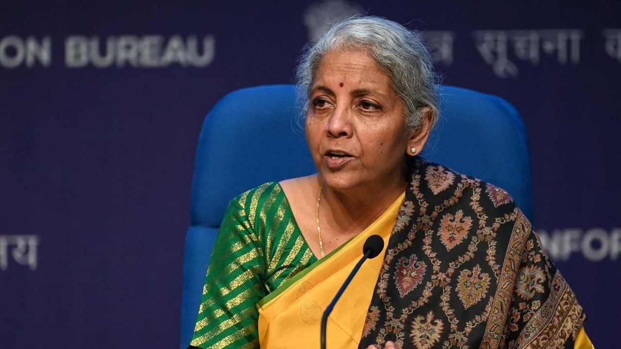 Finance minister Nirmala Sitharaman. Credit: AFP Photo