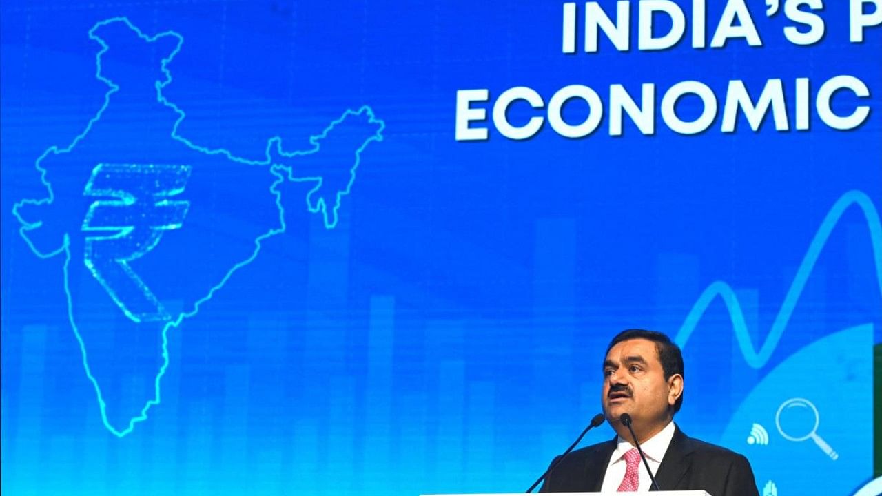 Chairperson of Indian conglomerate Adani Group, Gautam Adani. Credit: AFP Photo