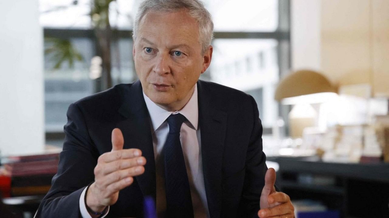 French Economy Minister Bruno Le Maire. Credit: AFP Photo