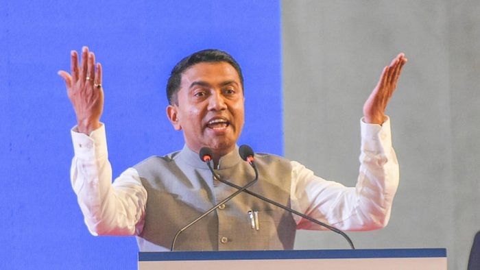 Pramod Sawant. Credit: PTI Photo 