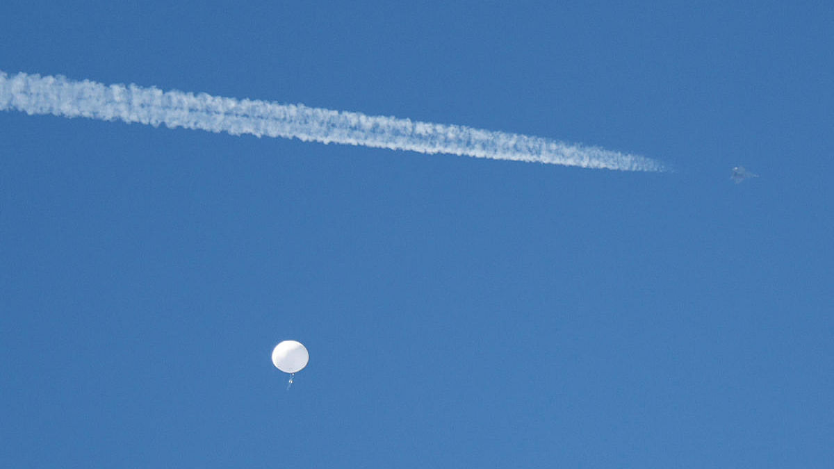 The suspected Chinese spy balloon. Credit: Reuters Photo