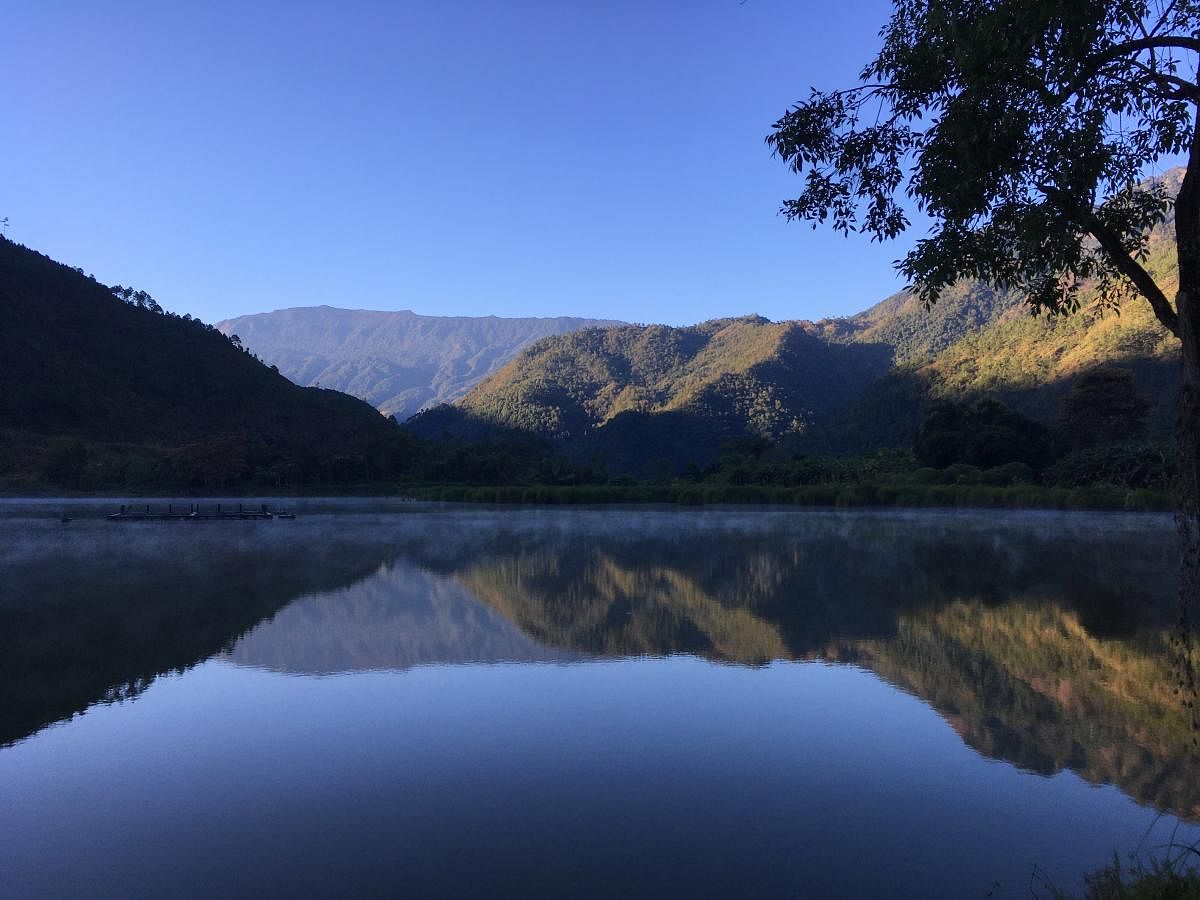The calming and scenic Lake Shilloi. PHOTOS BY AUTHOR