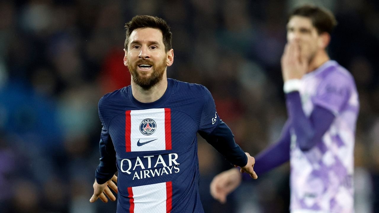 Messi scored his 10th Ligue 1 goal on Saturday. Credit: Reuters Photo