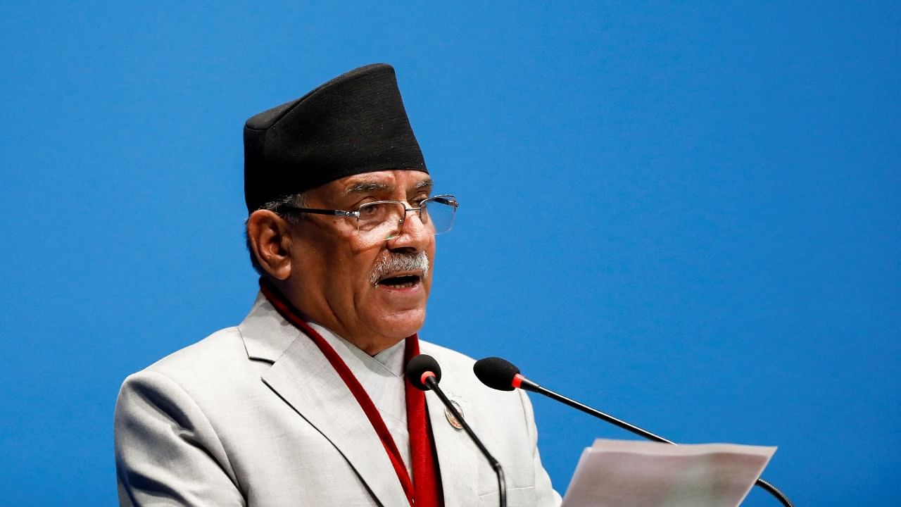 Nepal Prime Minister Pushpa Kamal Dahal 'Prachanda'. Credit: Reuters File Photo