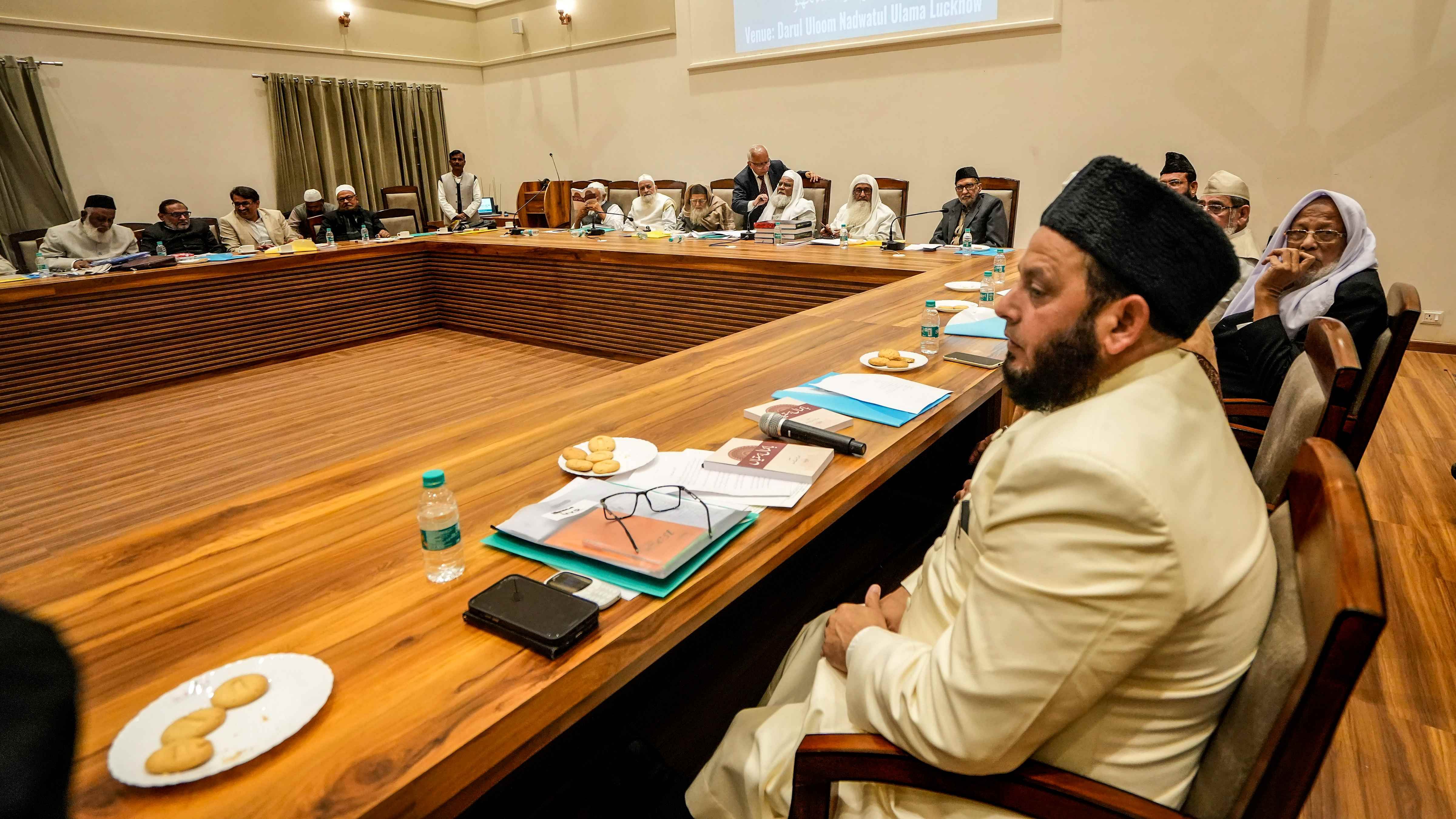 All India Muslim Personal Law Board meeting. Credit: PTI Photo