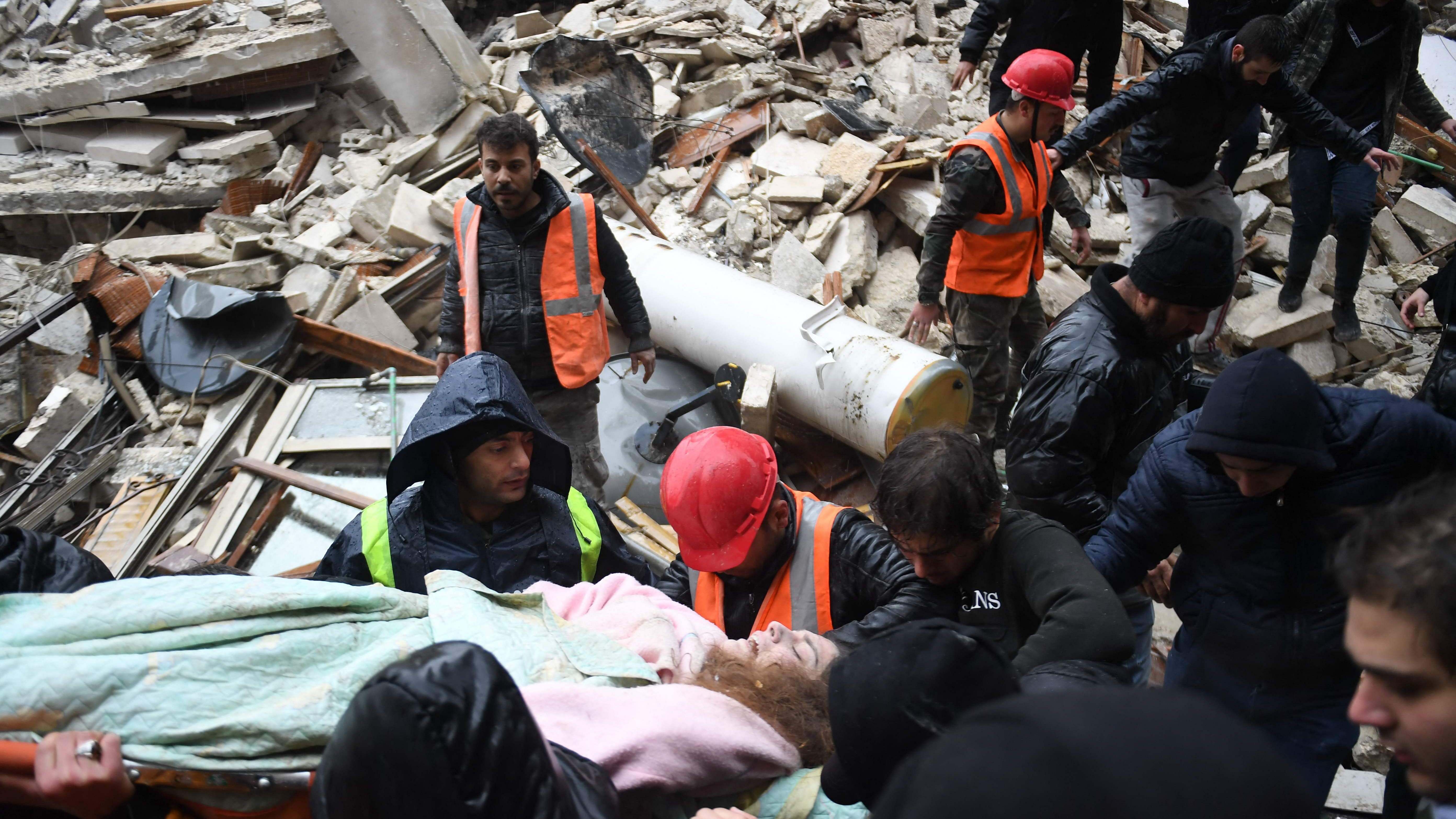 A 7.8-magnitude earthquake hit Turkey and Syria early on February 6, killing hundreds of people. Credit: AFP Photo