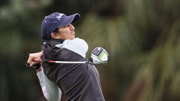 Aditi Ashok. Credit: AFP Photo 