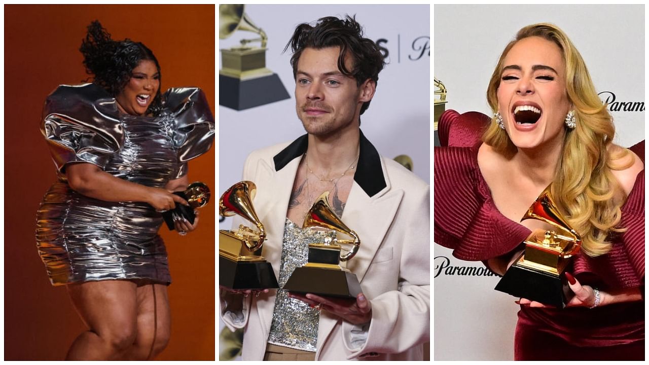 Lizzo, Harry Styles and Adele: Courtesy Reuters and AFP Photo