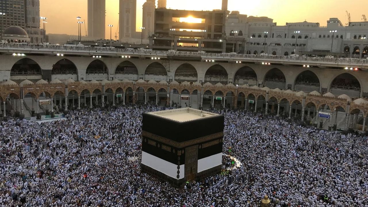 Haj pilgrims in Mecca. Representative Image. Credit: Reuters File Photo
