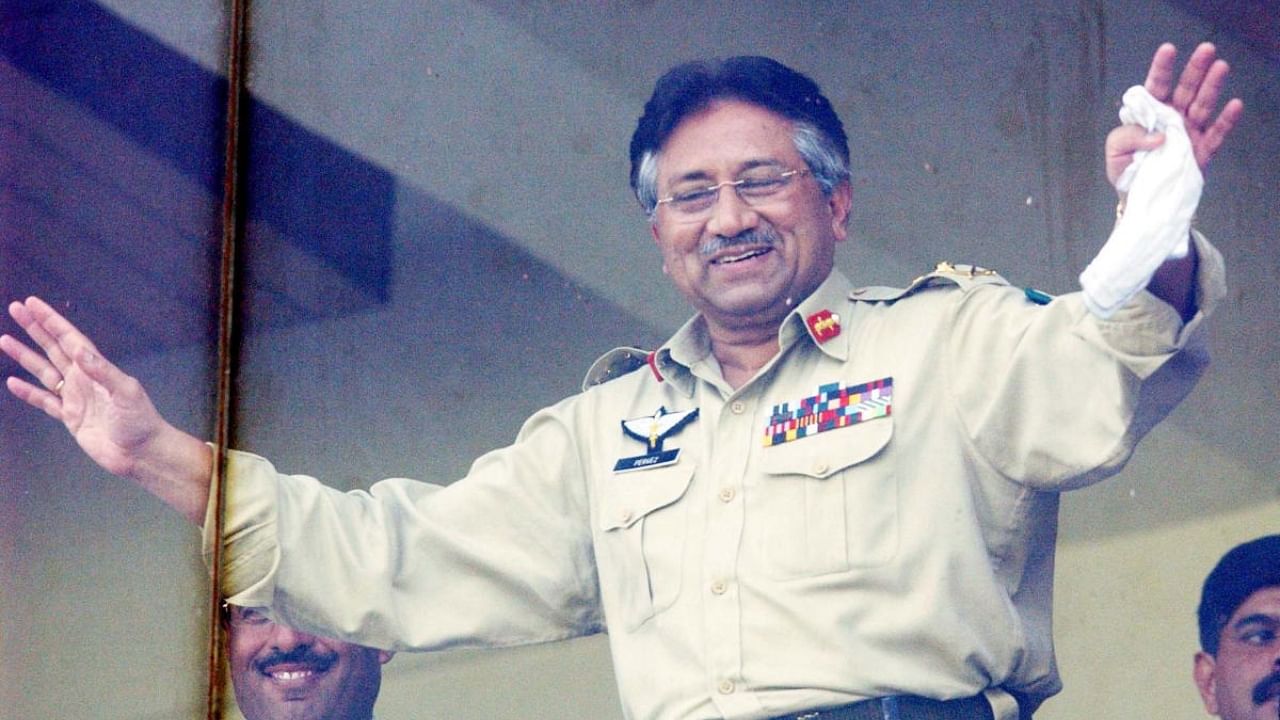 Pakistan's then President Pervez Musharraf. Credit: PTI Photo