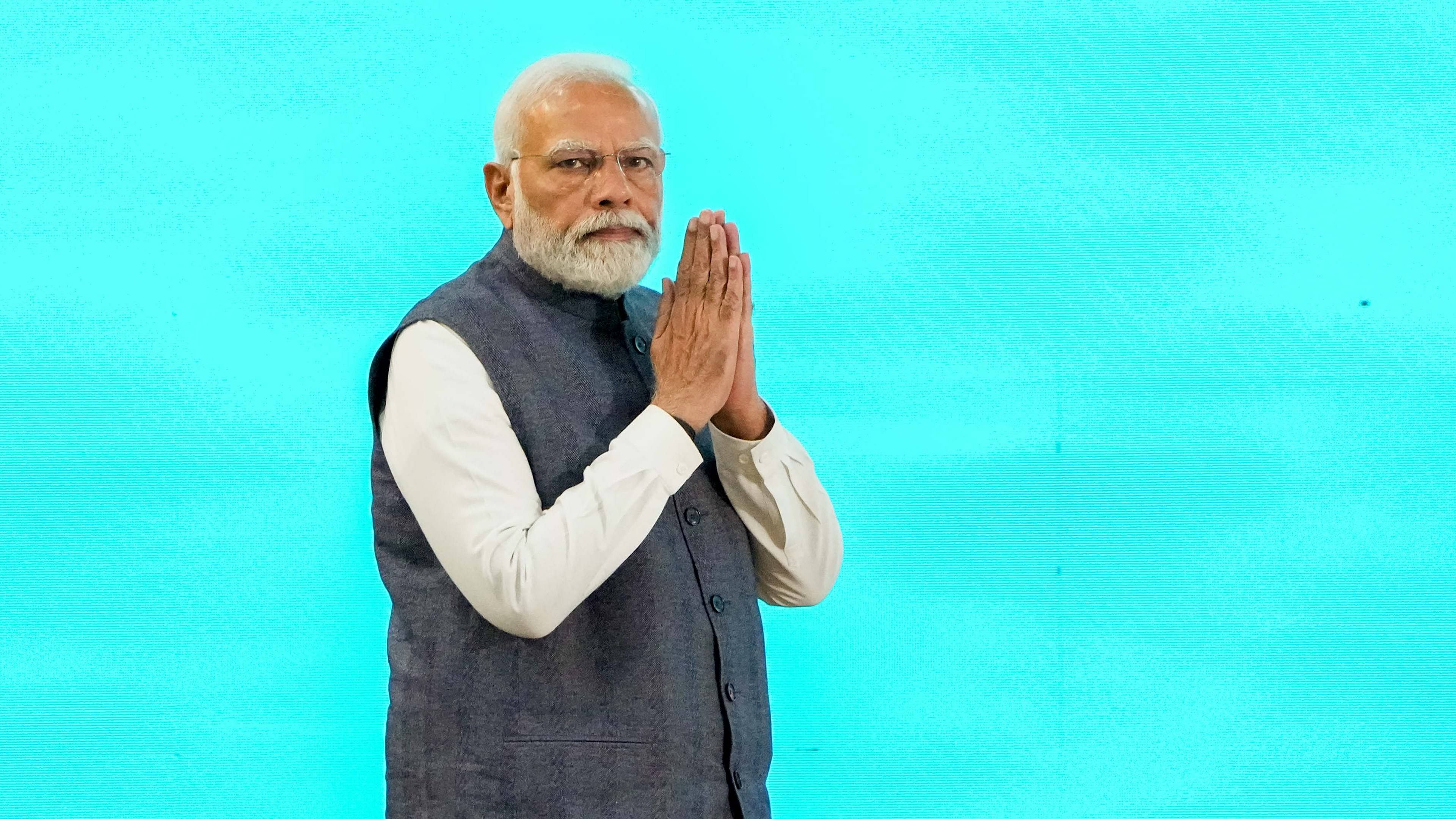 Prime Minister Narendra Modi during the inauguration of the 'India Energy Week 2023' in Bengaluru, Monday, Feb. 6, 2023. Credit: PTI Photo