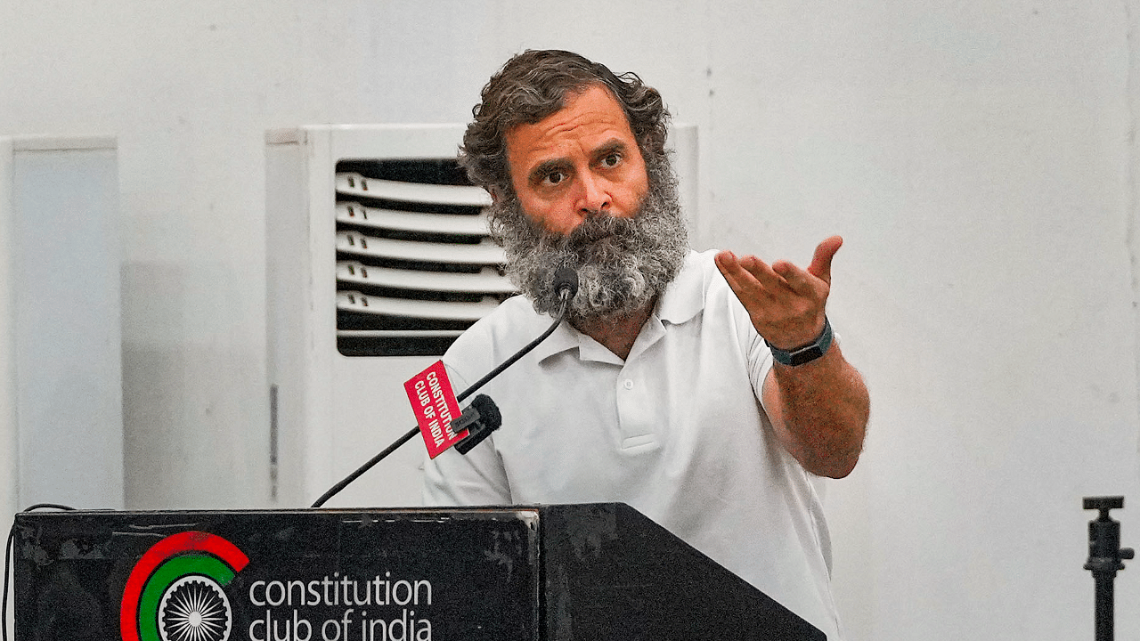 Rahul Gandhi said let there be a discussion and then all things will be crystal clear. Credit: PTI Photo