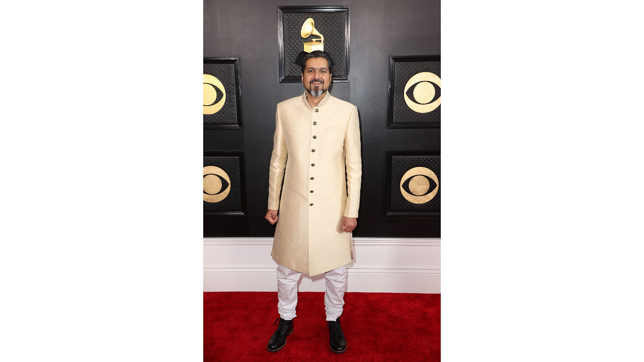 Ricky Kej attends the 65th Annual Grammy Awards in Los Angeles, US. Credit: Reuters Photo