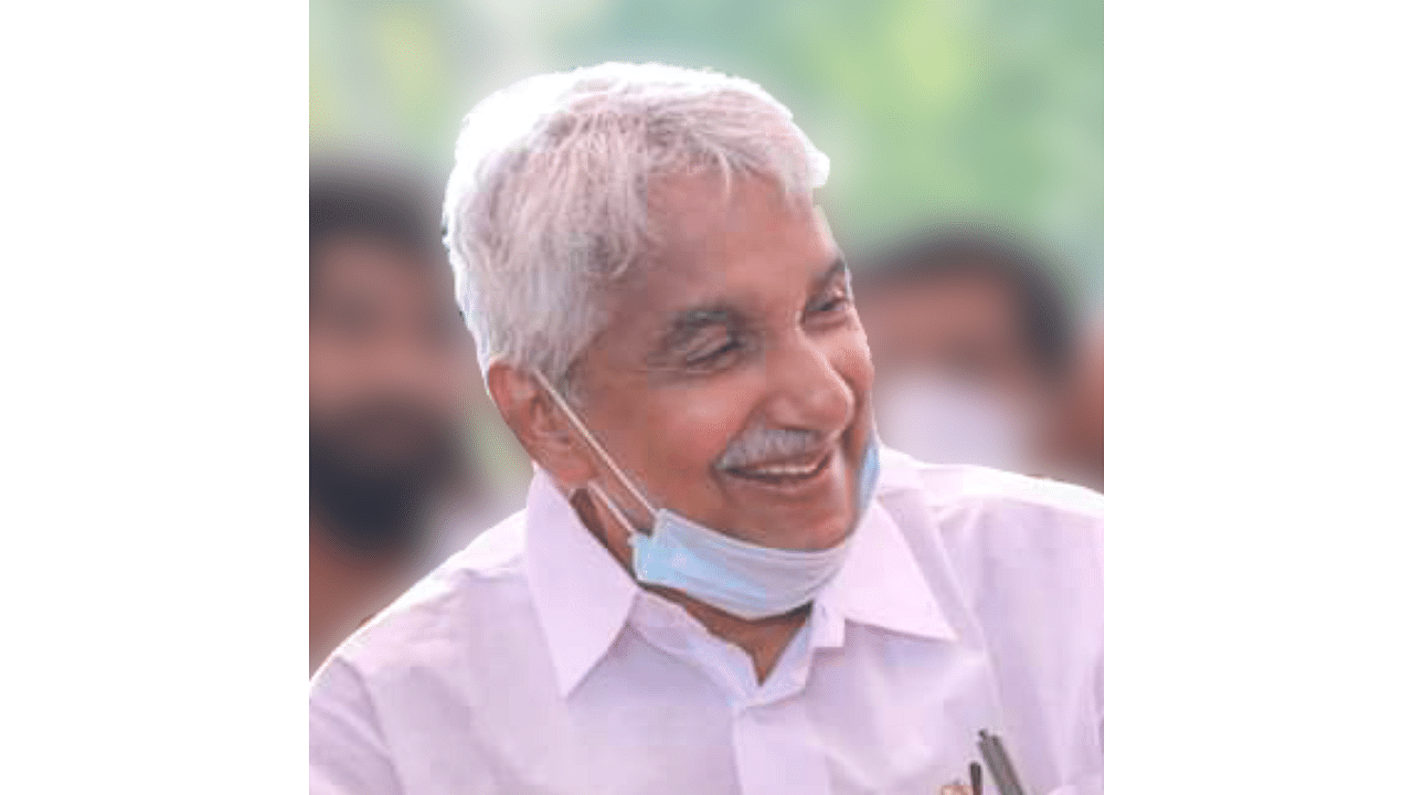 The 79-year-old Congress veteran who served as the state's Chief Minister for two terms was hospitalized with a suspected case of pneumonia. Credit: Facebook/ Oommen Chandy.in