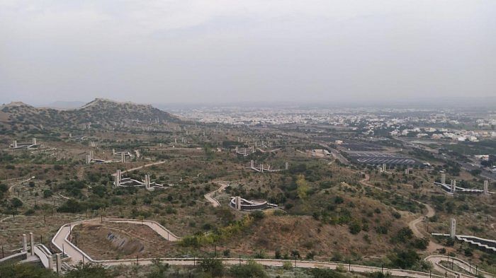 'Smriti Van' a memorial dedicated to victims of 2001 Bhuj earthquake. Credit: DH Photo