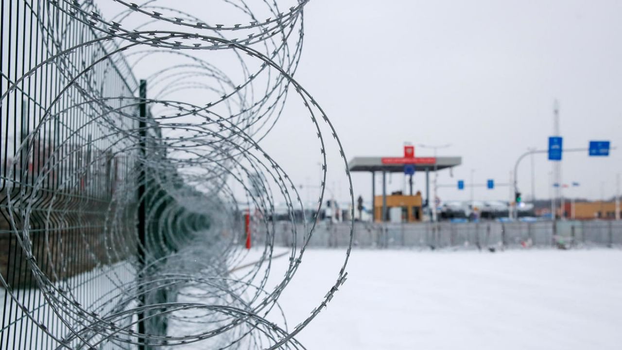 Checkpoint at Belarusian-Polish border. Credit: Reuters File Photo