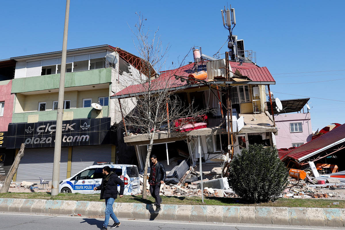 Aftermath of the deadly earthquake in Kahramanmaras. Credit: Reuters Photo