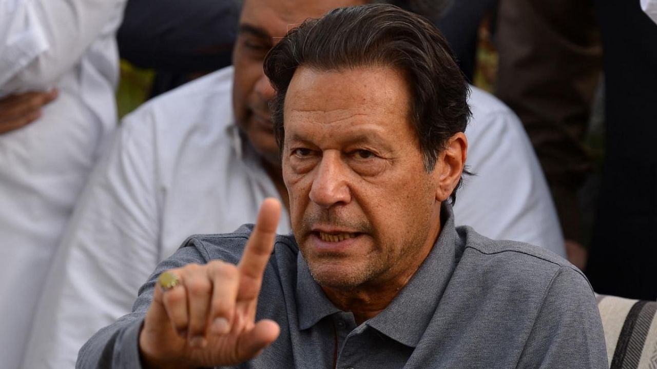 Pakistan's former prime minister Imran Khan. Credit: AFP Photo