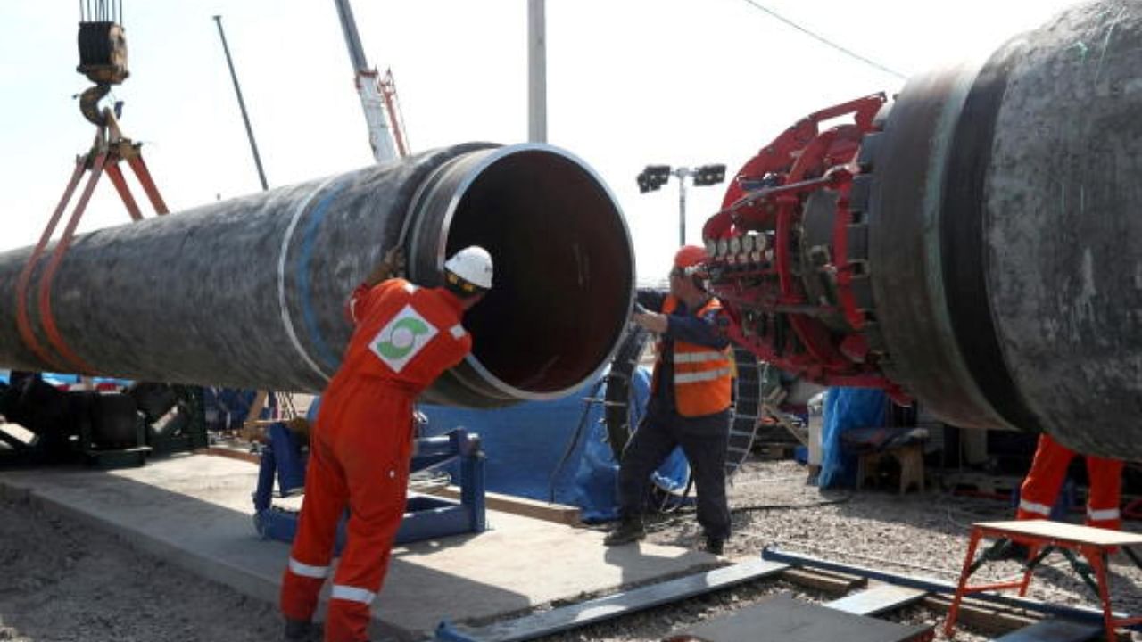 Nord Stream 2 gas pipeline. Credit: Reuters File Photo