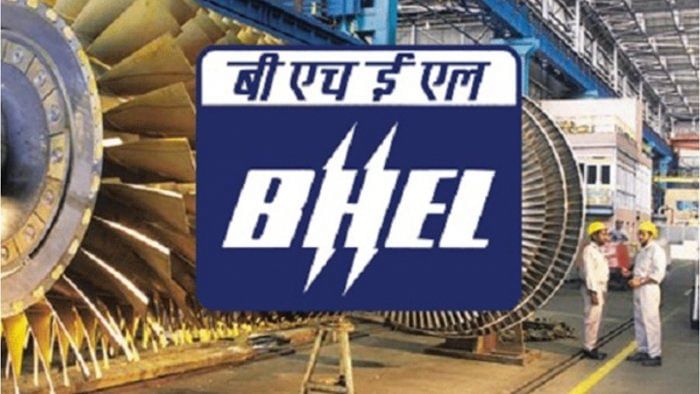 The BHEL logo. Credit: DH Photo