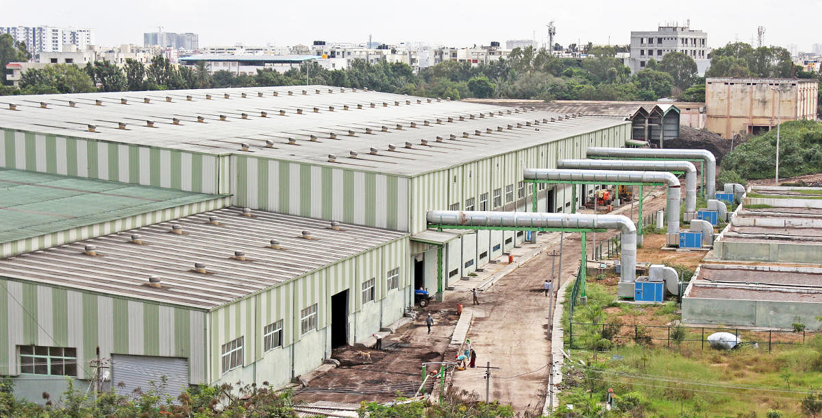 The KCDC plant in Somasundarapalya. Credit: DH Photo