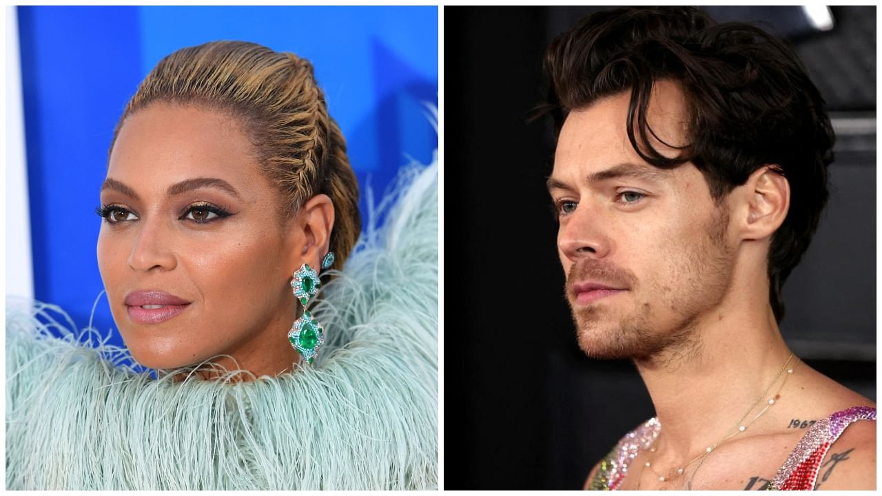 Beyonce and Harry Styles. Credit: AFP and Reutes Photo