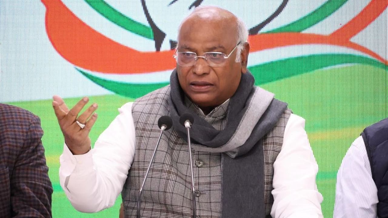 Congress president Mallikarjun Kharge. Credit: Special Arrangement