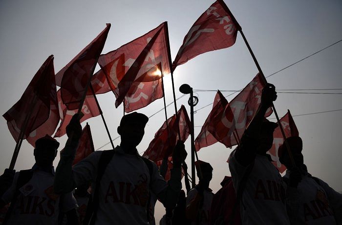 The CPI(M) adopted its 'Report on Certain Political Developments' at the CPI(M) Central Committee meeting held on January 28-29. Credit: AFP Photo